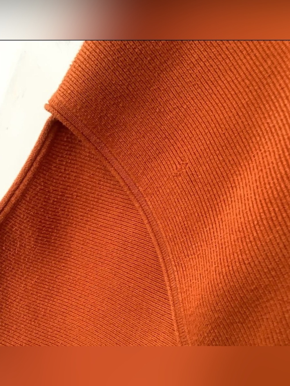 Sleeveless Rust Midi Dress - Brand: Victor Alfaro size XS - Picture 4 of 7